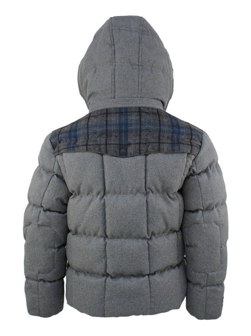 Doudoune garçon ECLOVIS - HARRY KAYN Gris Bleu - Kiabi