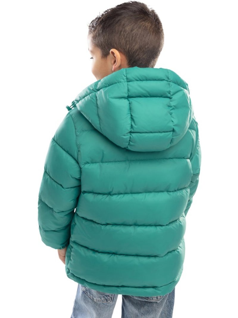 Doudoune garçon lifestyle enfants jellybean Vert - Kiabi