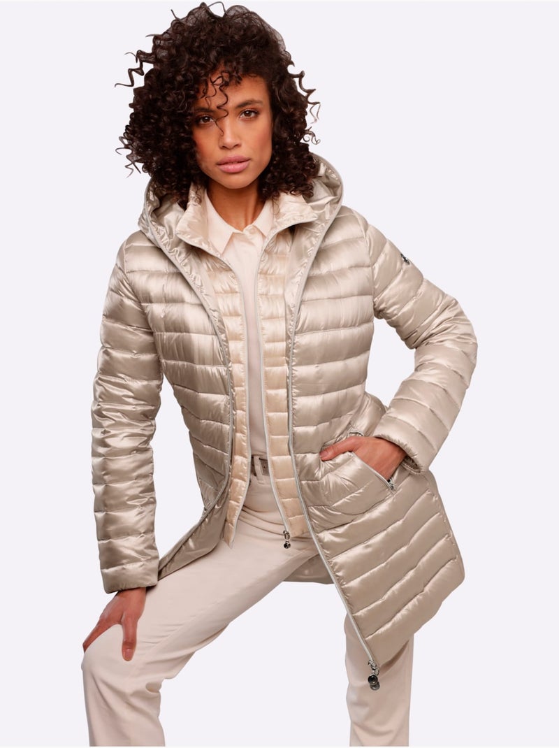 Doudoune gilet amovible - taille standard - helline Ecru - Kiabi