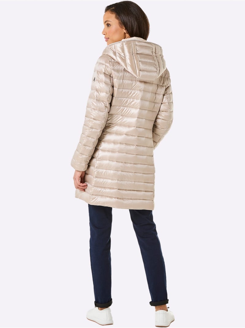Doudoune gilet amovible - taille standard - helline Ecru - Kiabi