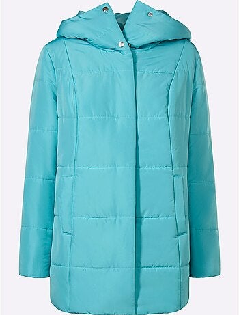 Doudoune Glissière Sous Patte De Boutonnage Pression - Taille Standard - Moda Vilona