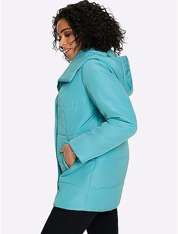 Doudoune Glissière Sous Patte De Boutonnage Pression - Taille Standard - Moda Vilona