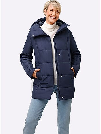 Doudoune Glissière Sous Patte De Boutonnage Pression - Taille Standard - Moda Vilona