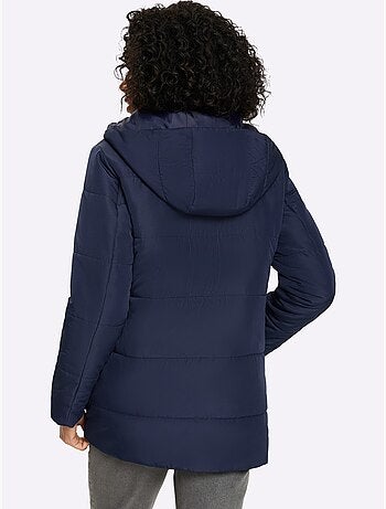 Doudoune Glissière Sous Patte De Boutonnage Pression - Taille Standard - Moda Vilona