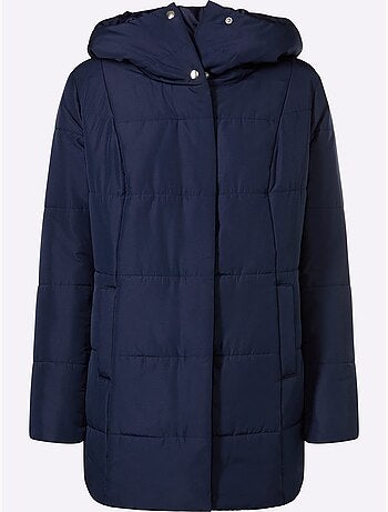 Doudoune Glissière Sous Patte De Boutonnage Pression - Taille Standard - Moda Vilona