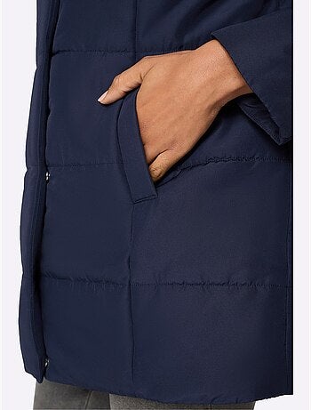 Doudoune Glissière Sous Patte De Boutonnage Pression - Taille Standard - Moda Vilona
