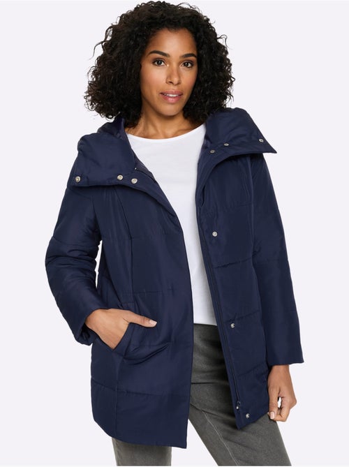 Doudoune Glissière Sous Patte De Boutonnage Pression - Taille Standard - Moda Vilona - Kiabi Doudoune Glissière Sous Patte De Boutonnage Pression - Taille Standard - Moda Vilona - Kiabi