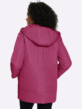 Doudoune glissière sous patte de boutonnage pression - taille standard - moda vilona