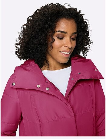 Doudoune glissière sous patte de boutonnage pression - taille standard - moda vilona