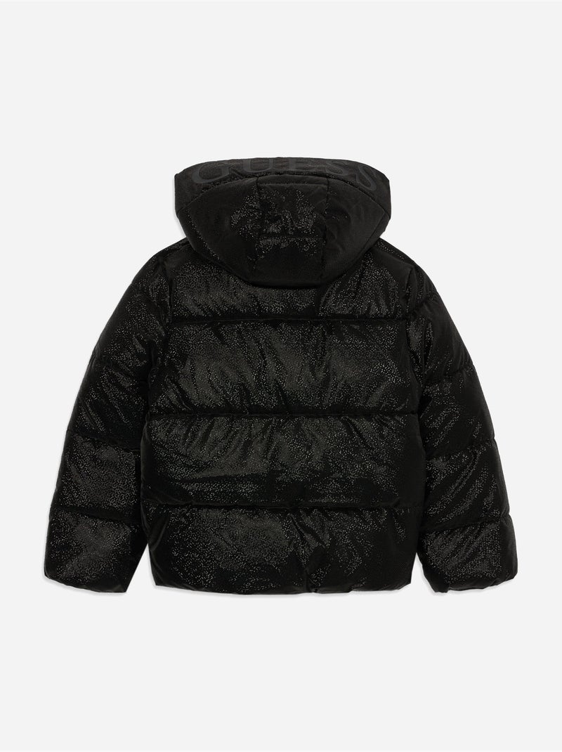 Doudoune Guess kids à détail strass Noir - Kiabi