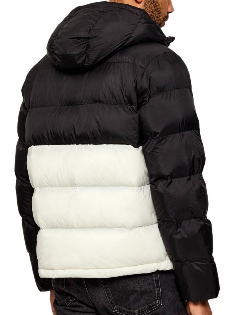 Doudoune Homme Calvin Klein Jeans Nylon Noir Blanc - Kiabi