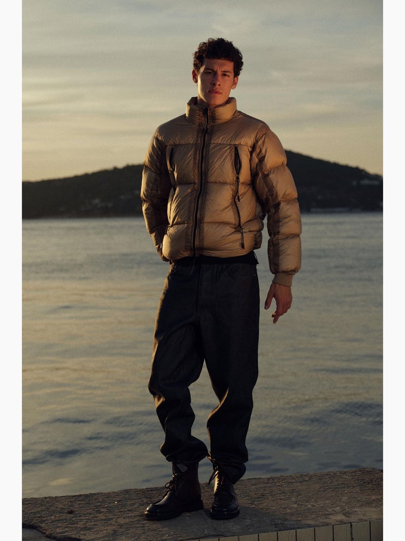 Doudoune homme giesto Camel - Kiabi