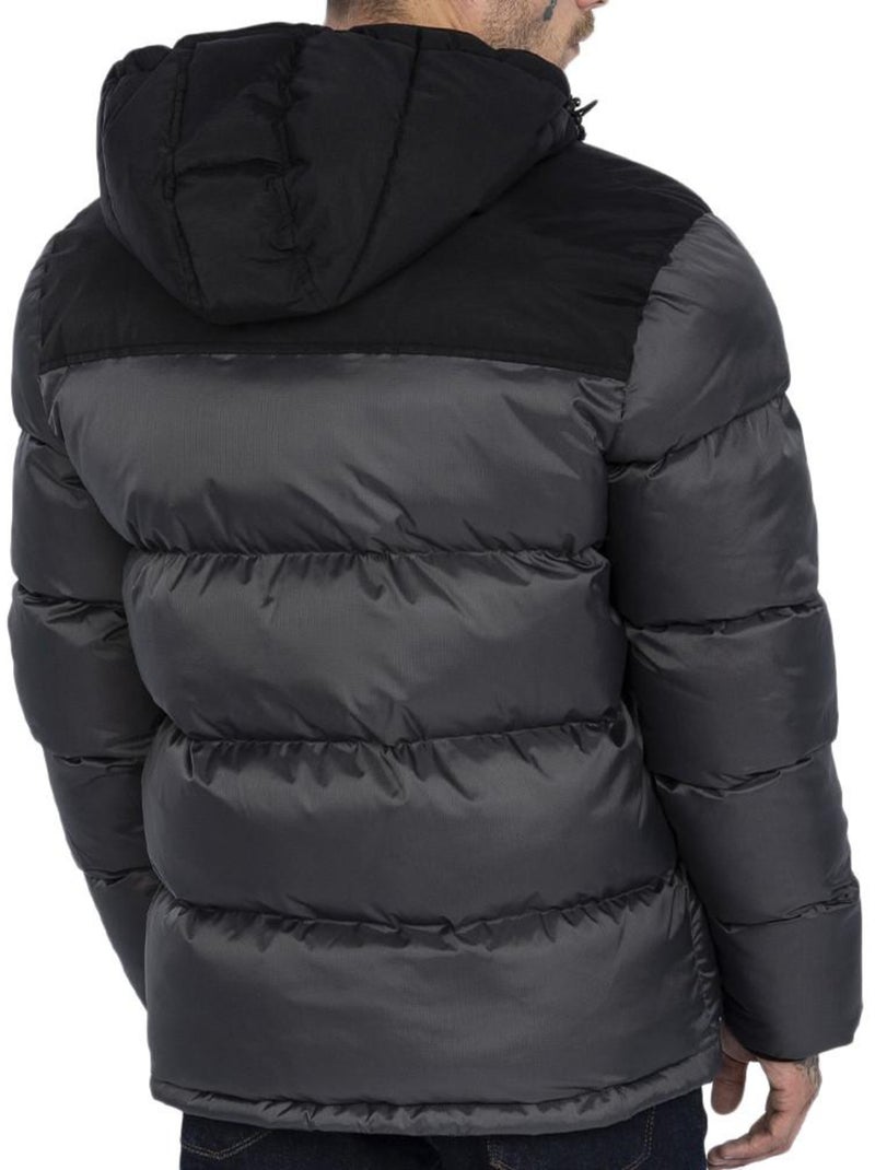 Doudoune Homme Schott Gris Argenté - Kiabi