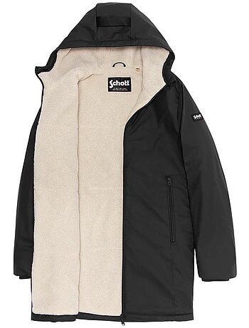 Parka longue Homme à capuche Schott