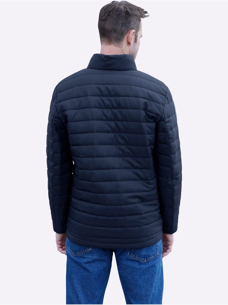 Doudoune idéal pour la mi-saison ! - taille standard - moda vilona Bleu marine - Kiabi