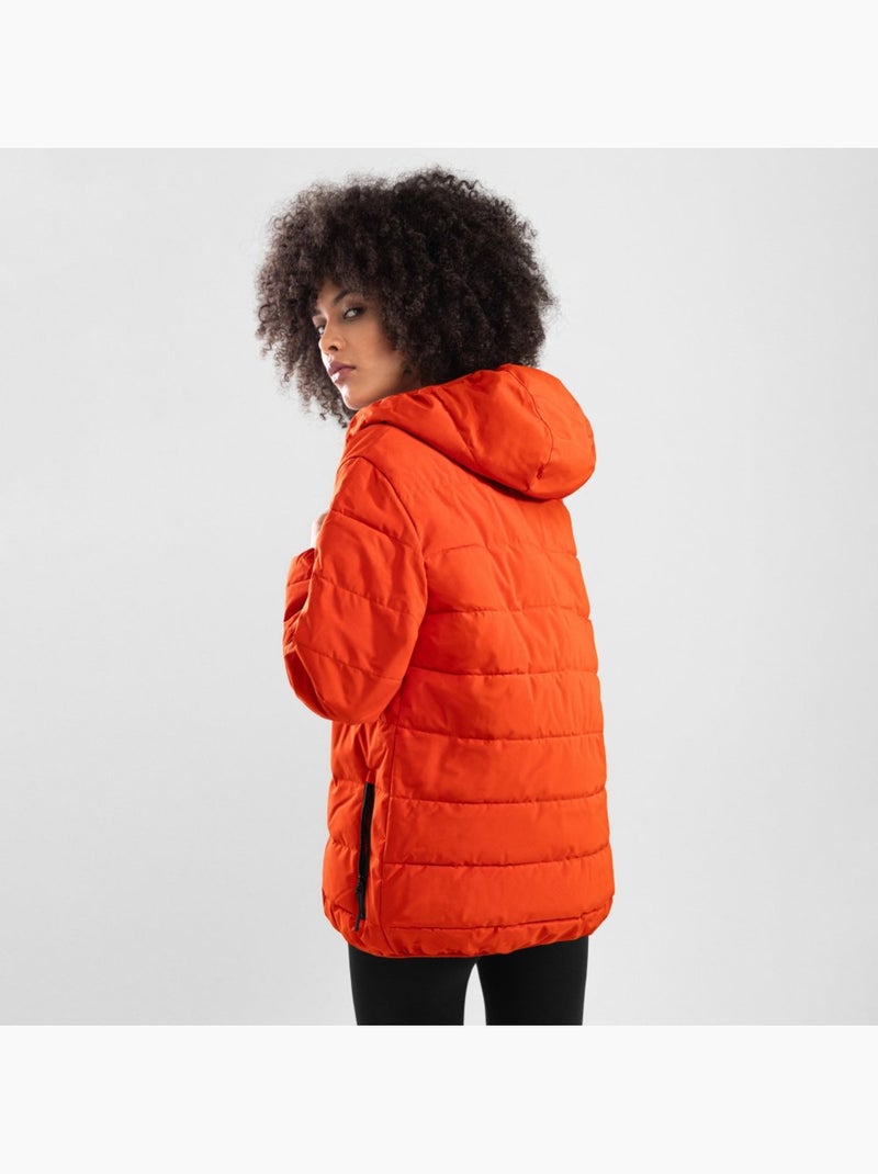 Doudoune imperméable femme lifestyle femme fire-w Orange - Kiabi
