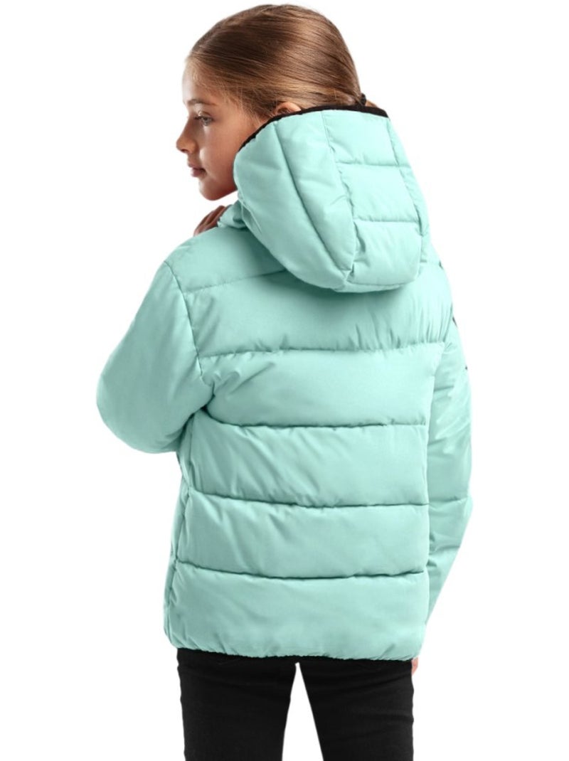 Doudoune imperméable fille lifestyle enfants pov-g Vert - Kiabi