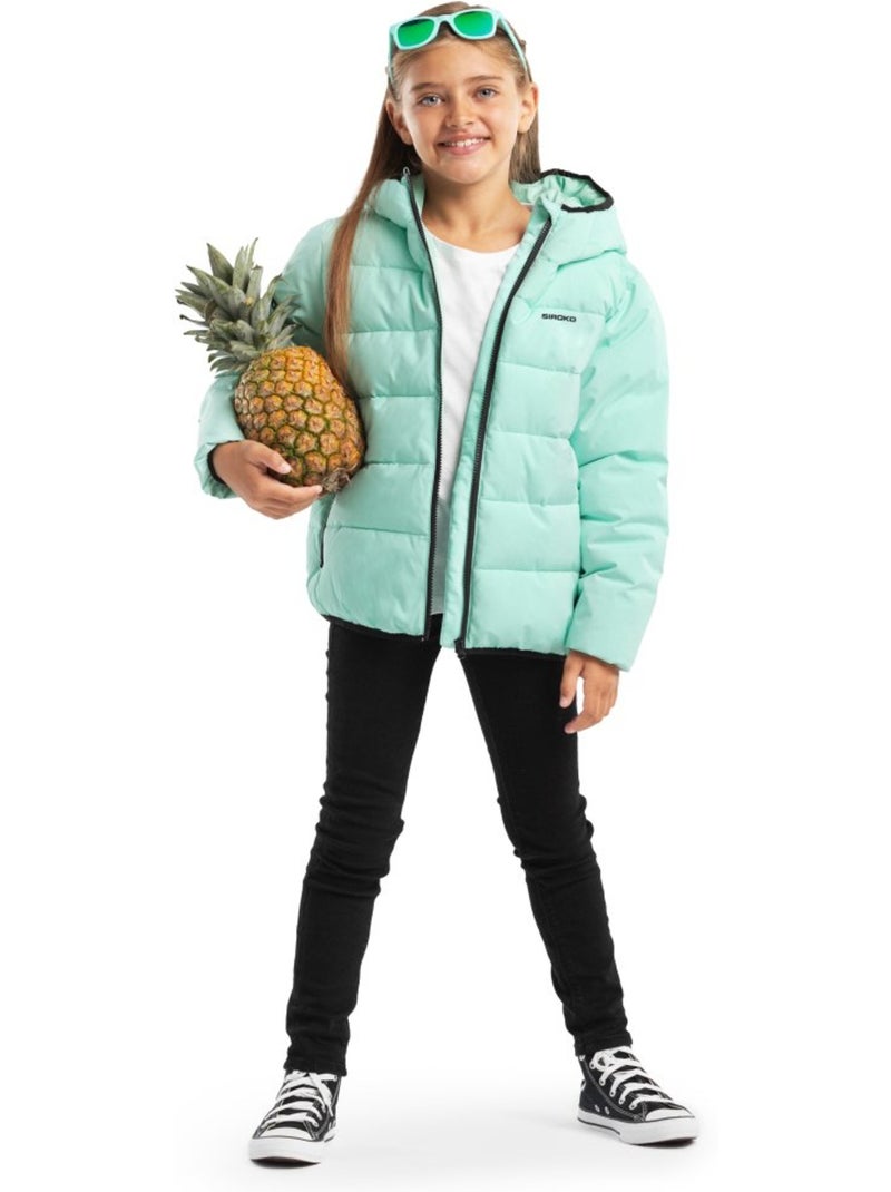 Doudoune imperméable fille lifestyle enfants pov-g Vert - Kiabi