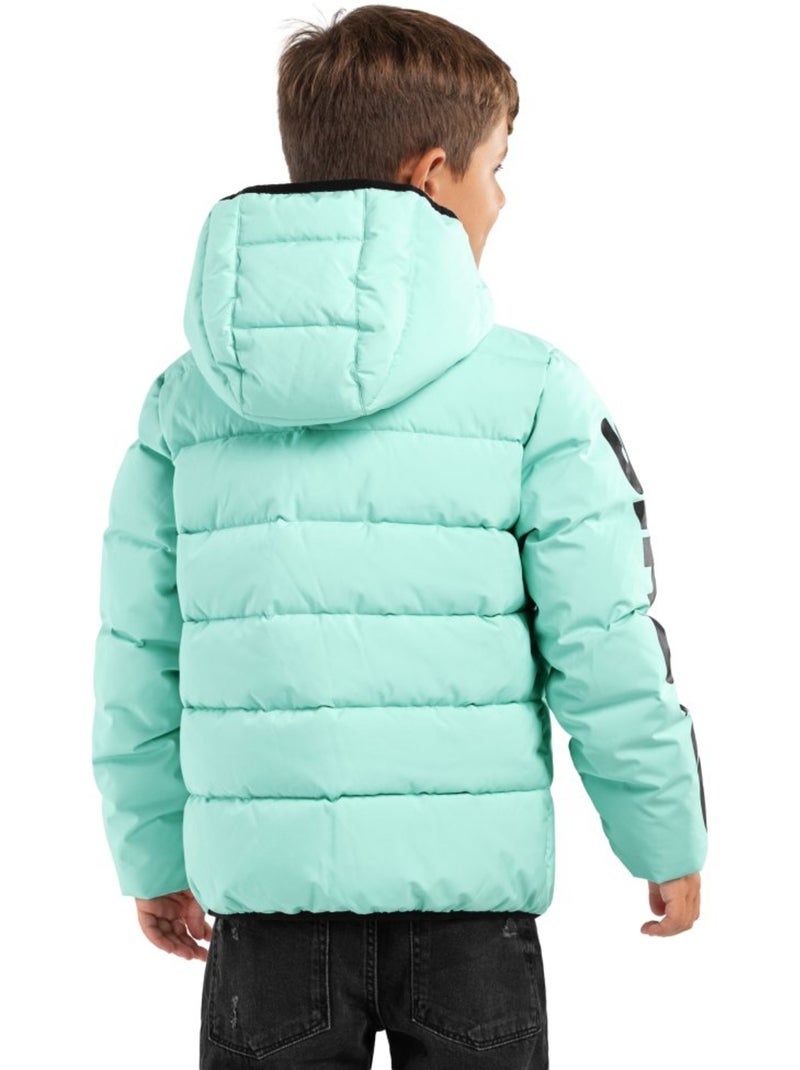 Doudoune imperméable garçon lifestyle enfants pov Vert - Kiabi