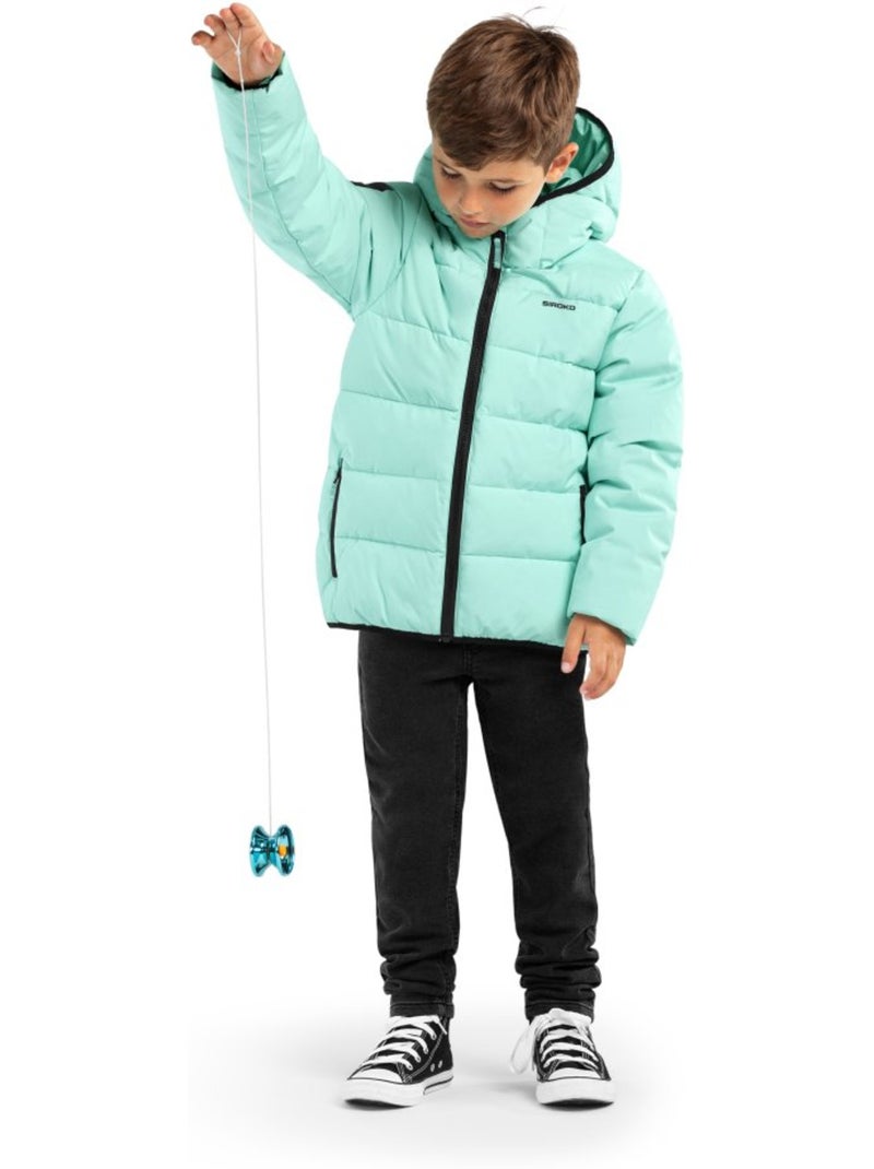 Doudoune imperméable garçon lifestyle enfants pov Vert - Kiabi