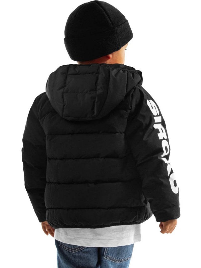 Doudoune imperméable garçon lifestyle enfants trend Noir - Kiabi