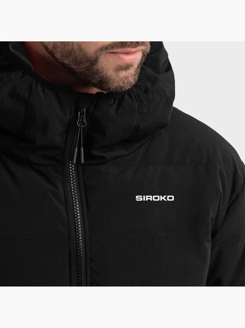 Doudoune imperméable homme lifestyle homme shelter Noir - Kiabi