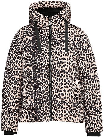 Doudoune imprimé léopard PAPRIKA