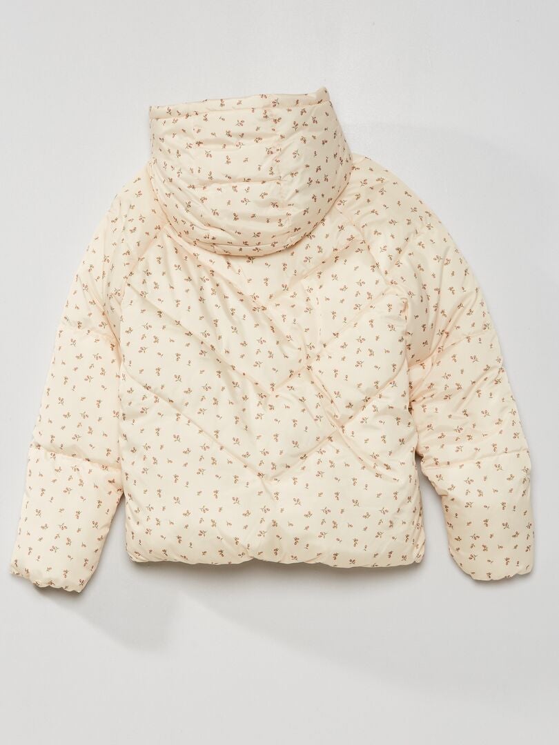 Veste Imperméable Fille Avec Doublure Polaire - Capuche Amovible Et Bandes Réfléchissantes