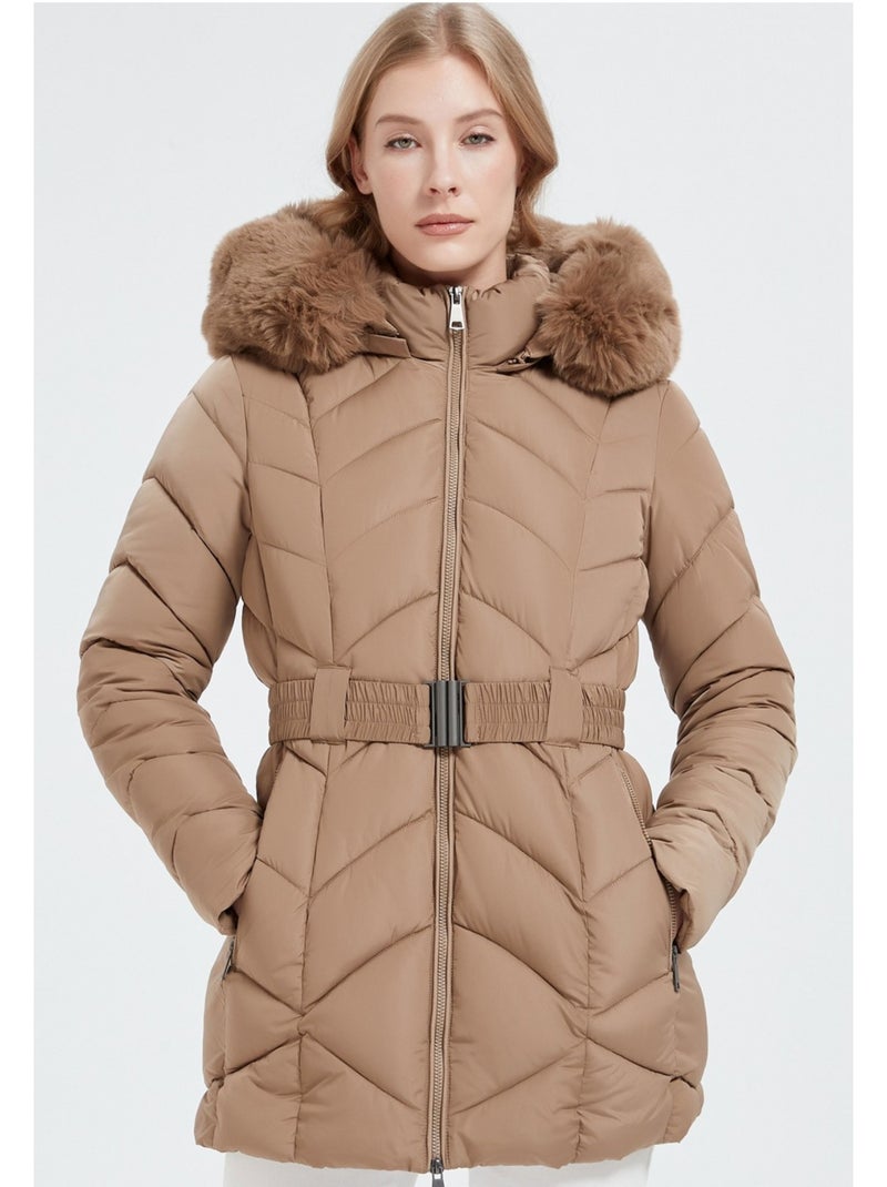 Doudoune kebello Beige - Kiabi