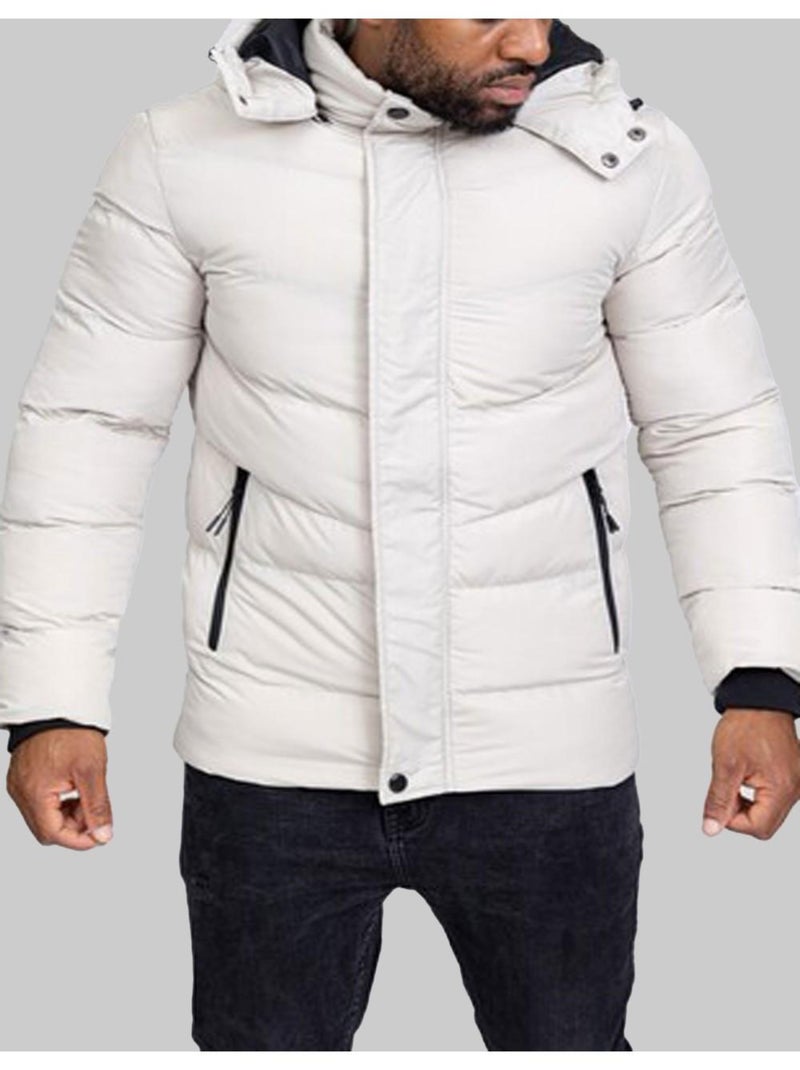 doudoune Kebello Blanc Blanc - Kiabi