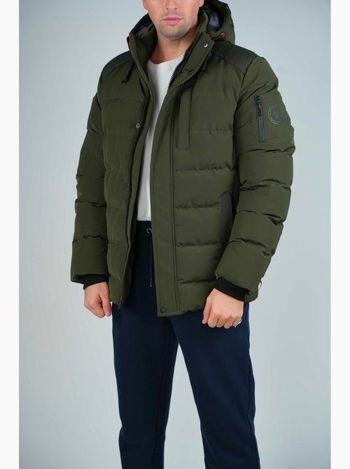 Doudoune Khaki Cartel Juarez Redskins - Kiabi Doudoune Khaki Cartel Juarez Redskins - Kiabi