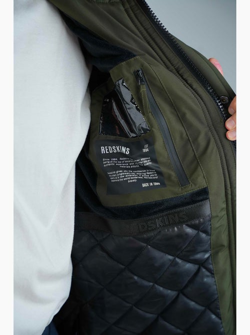Doudoune Khaki Cartel Juarez Redskins - Kiabi Doudoune Khaki Cartel Juarez Redskins - Kiabi