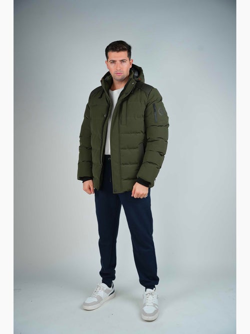 Doudoune Khaki Cartel Juarez Redskins - Kiabi Doudoune Khaki Cartel Juarez Redskins - Kiabi