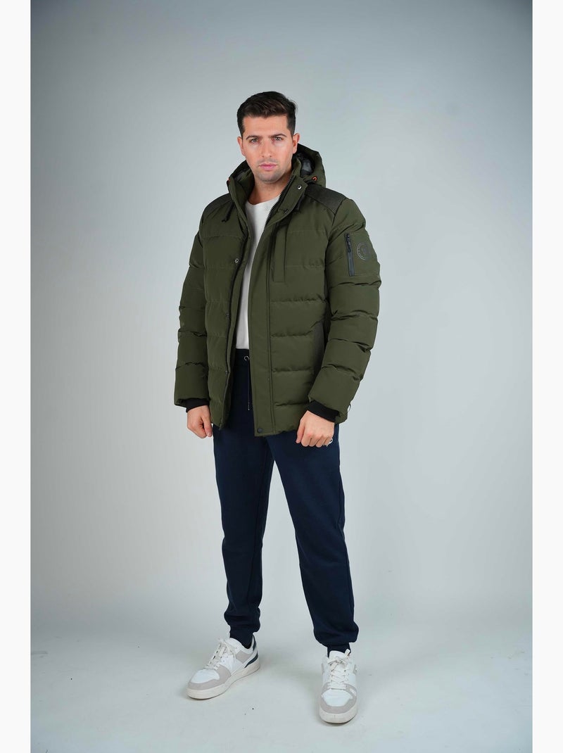 Doudoune Khaki Cartel Juarez Redskins Beige - Kiabi
