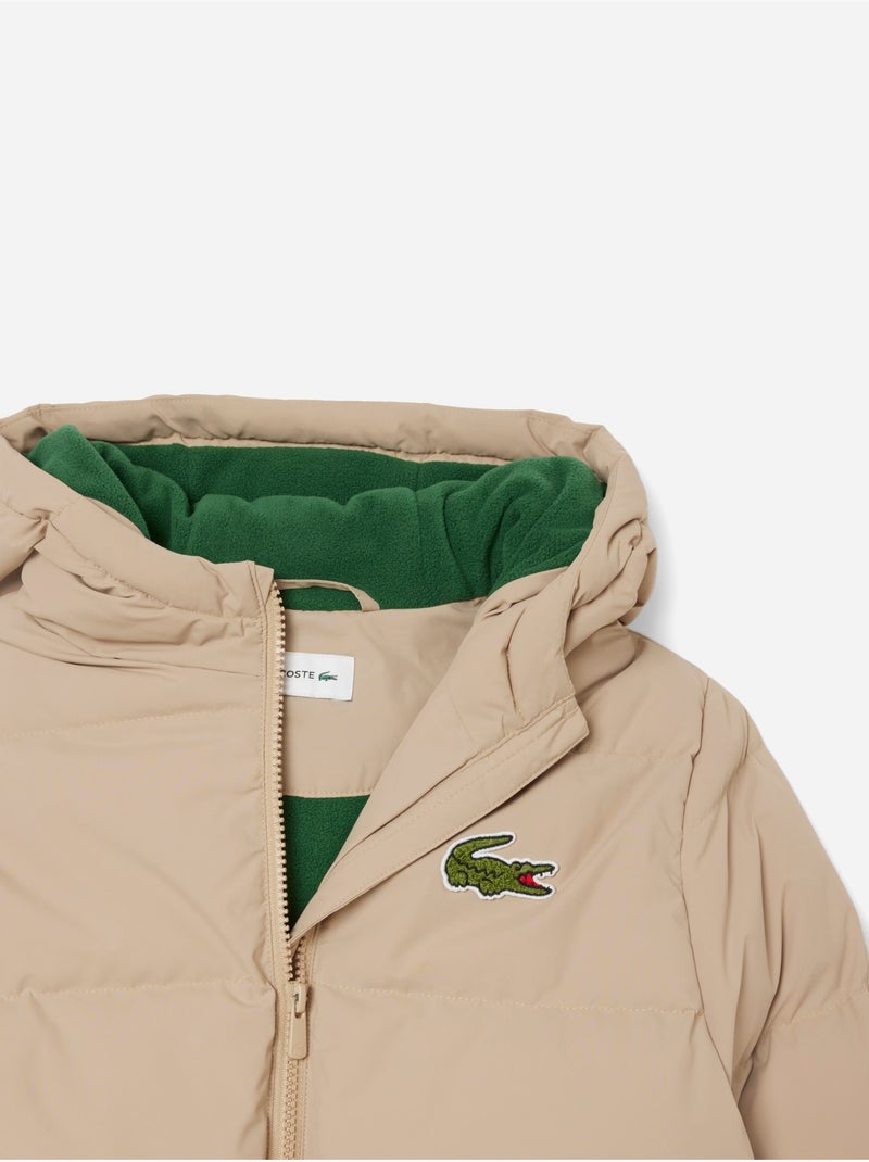 Doudoune Lacoste Core puffer jkt unisex Beige - Kiabi