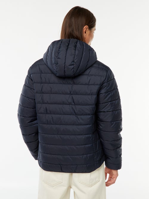 Doudoune légère à capuche - Kiabi