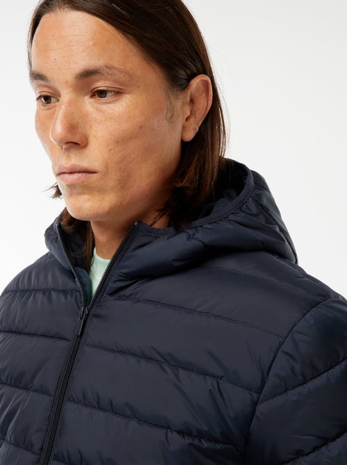 Doudoune légère à capuche - Kiabi