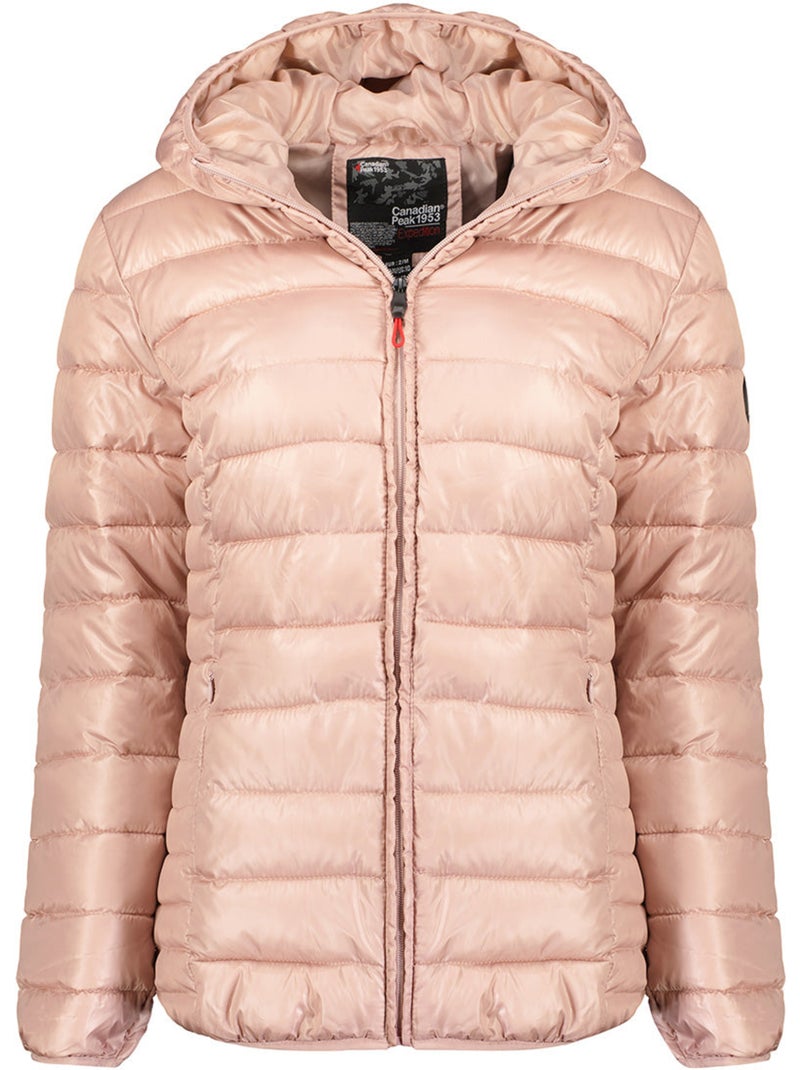 Doudoune légère à capuche colombiana – canadian peak Rose pâle - Kiabi