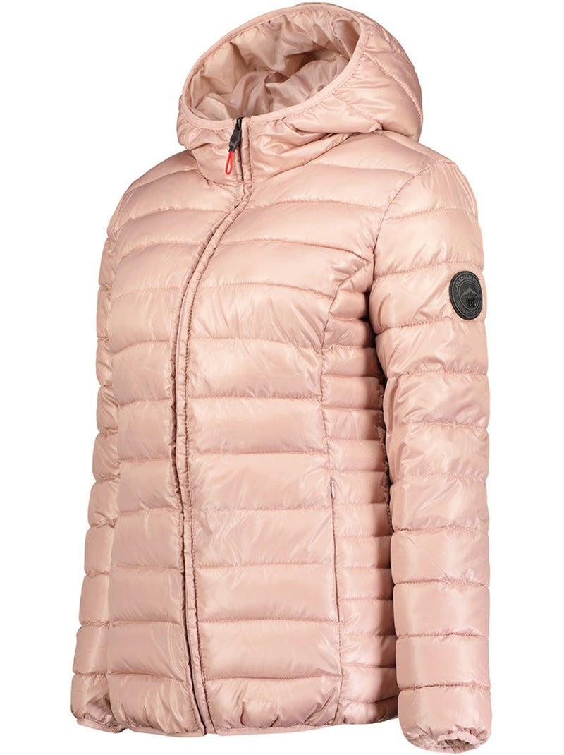 Doudoune légère à capuche colombiana – canadian peak Rose pâle - Kiabi