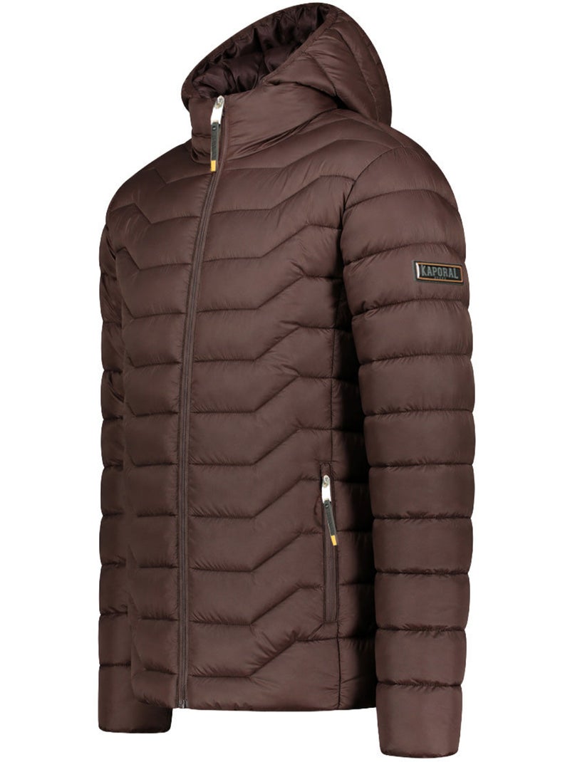 Doudoune légère à capuche copainoral hood – kaporal Marron foncé - Kiabi