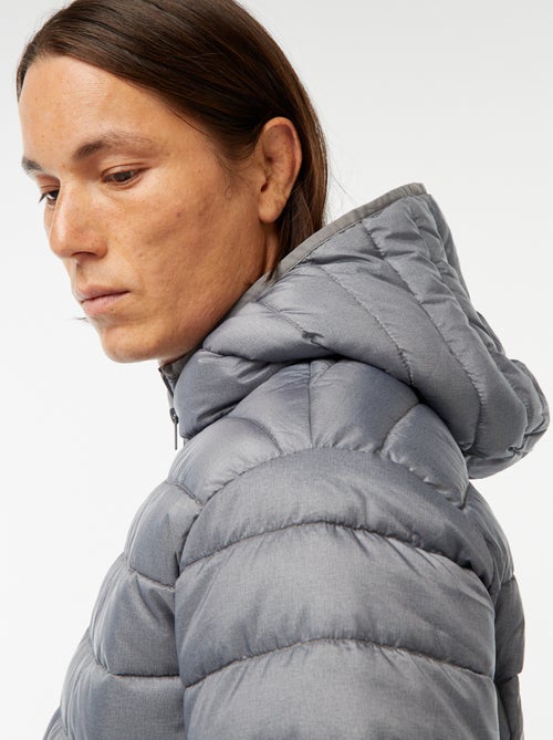 Doudoune légère à capuche - Kiabi