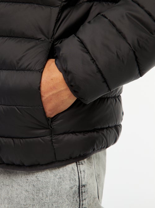 Doudoune légère à capuche - Kiabi