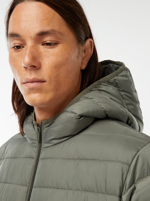 Doudoune légère à capuche - Kiabi