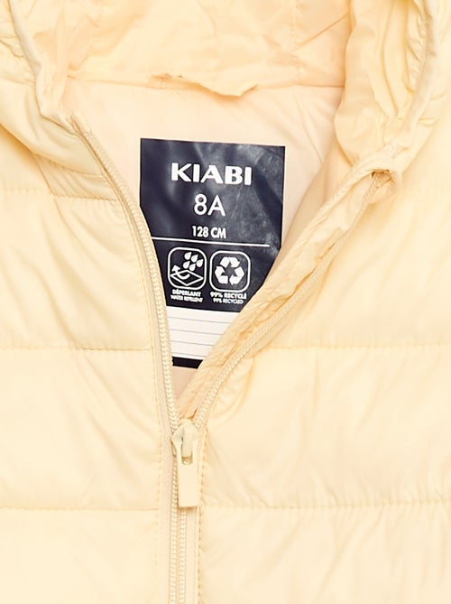 Doudoune légère avec capuche - Kiabi