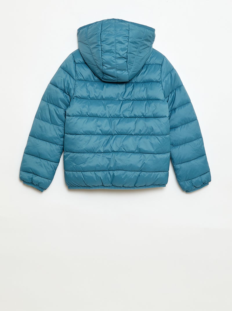 Doudoune légère avec capuche Bleu - Kiabi