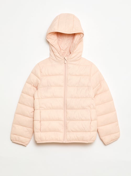 Doudoune légère avec capuche - Kiabi