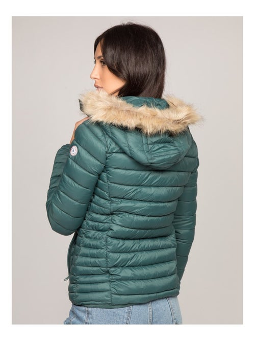 Doudoune légère capuche amovible UBAYE - Kiabi