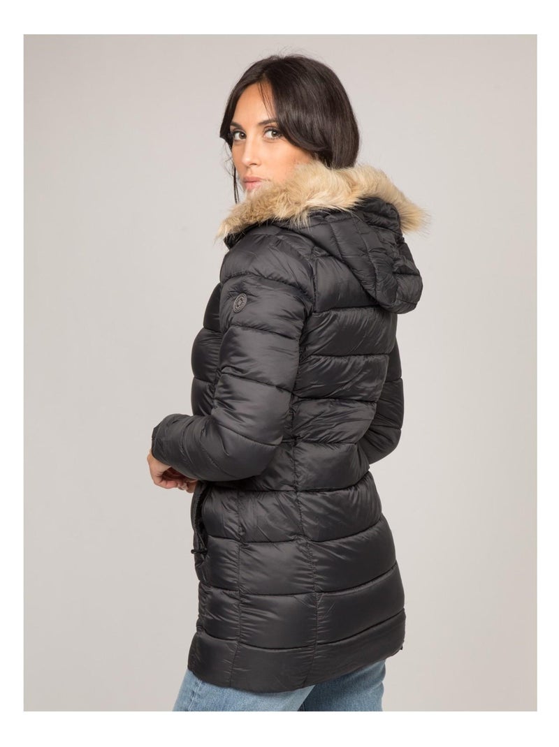 Doudoune légère capuche UBEXY Noir - Kiabi