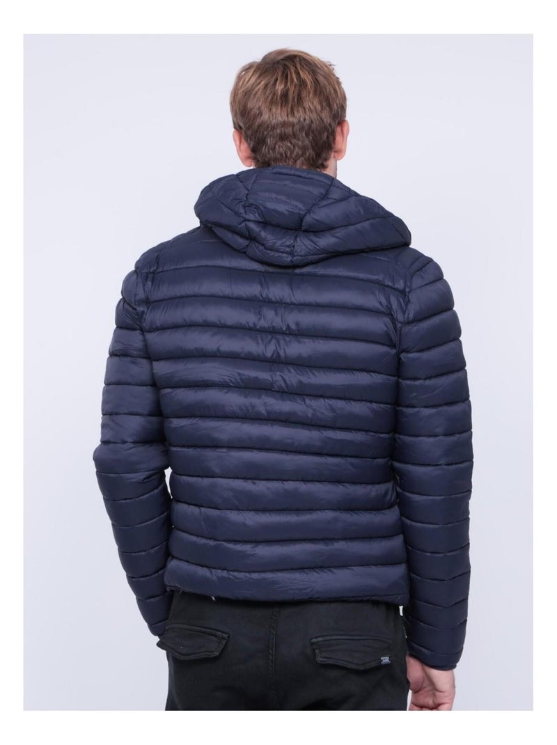 Doudoune légère capuche zegel Bleu marine - Kiabi