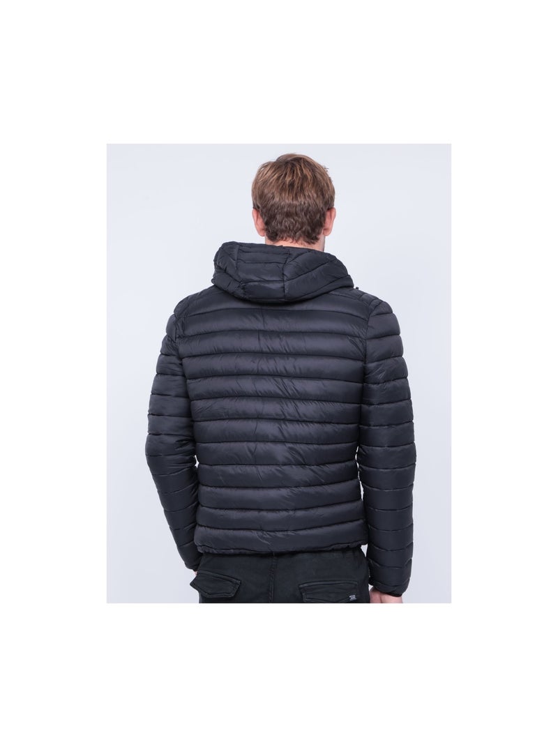 Doudoune légère capuche zegel Noir - Kiabi